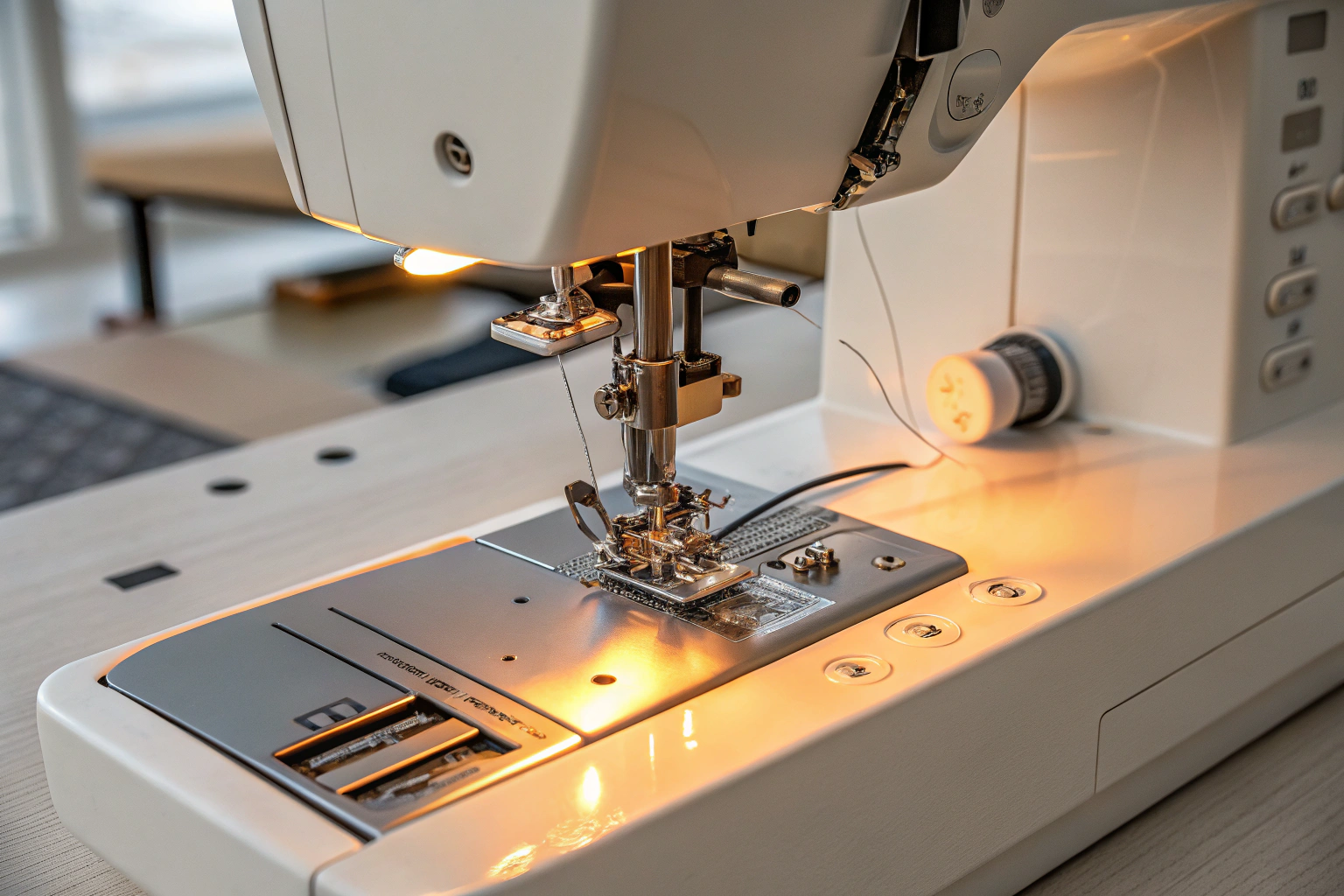 Thread tension guide for flawless sewing and stitch quality