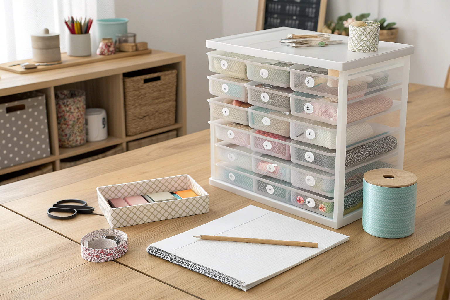 Craft room organization ideas on a budget made simple