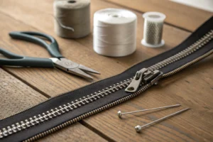 how to fix zipper that came off one side