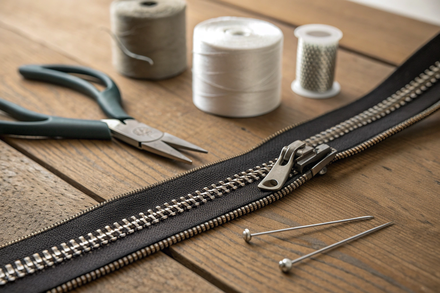 how to fix zipper that came off one side