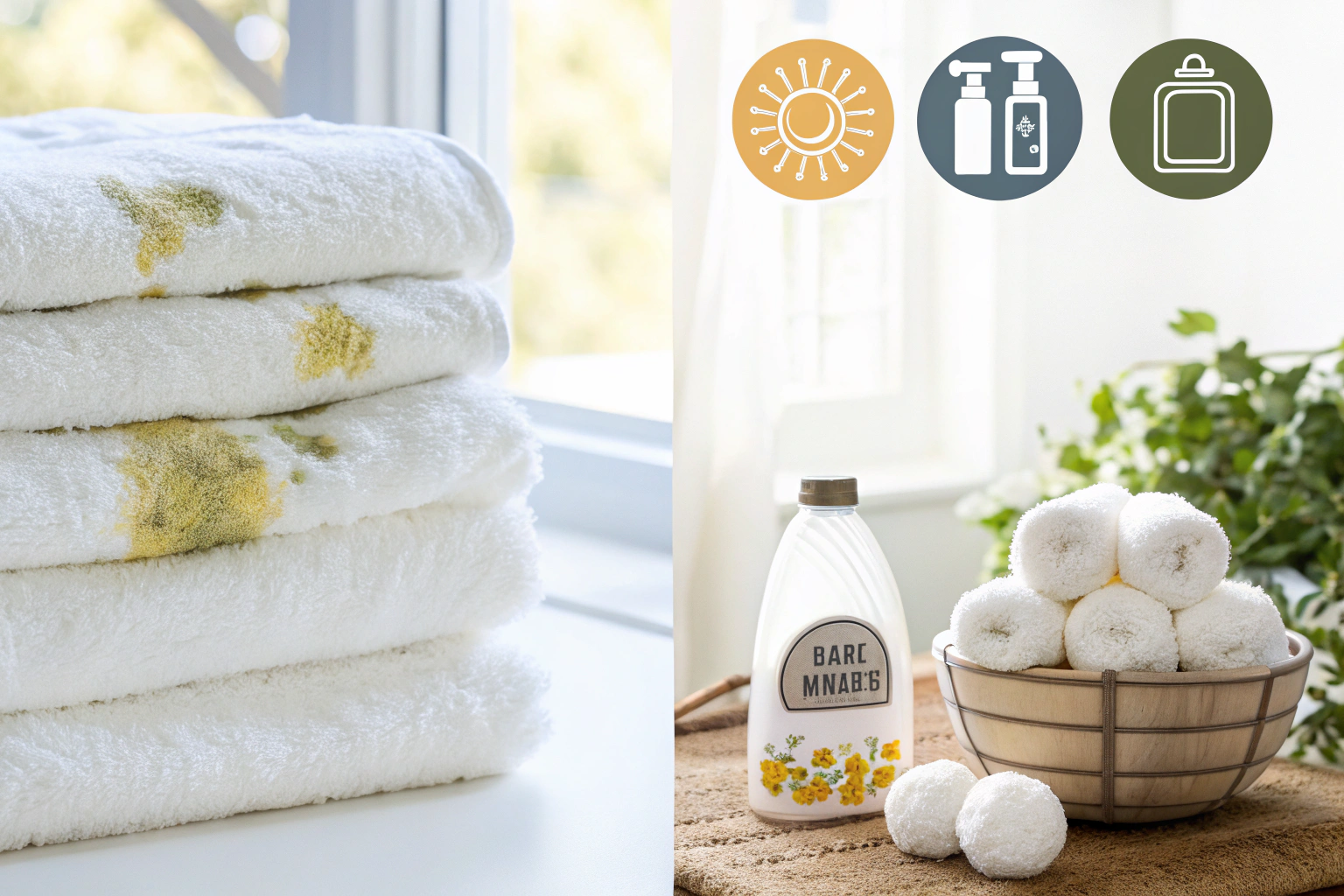 How to get mildew smell out of towels naturally