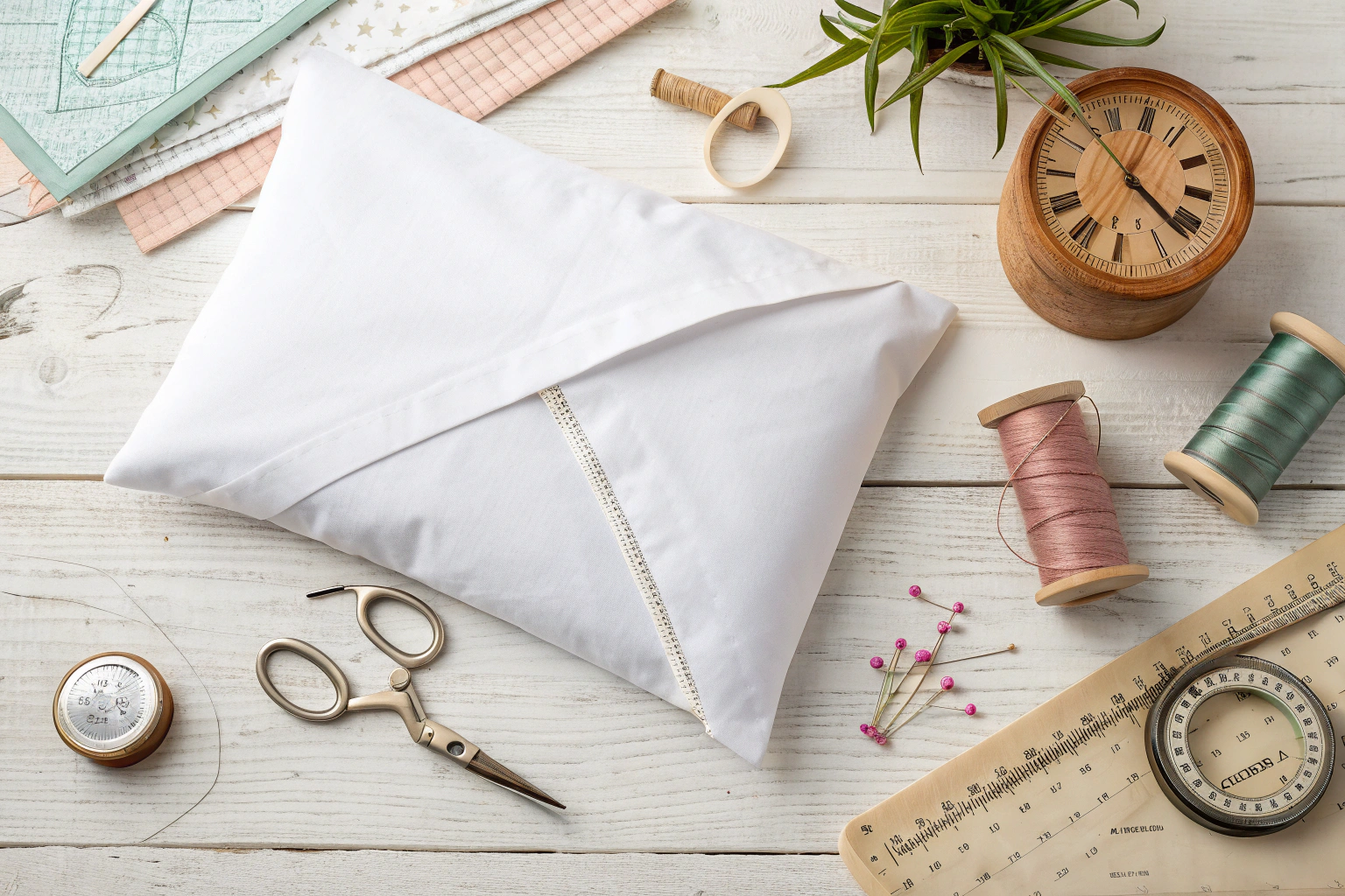 How to sew a pillowcase with flap envelope closure