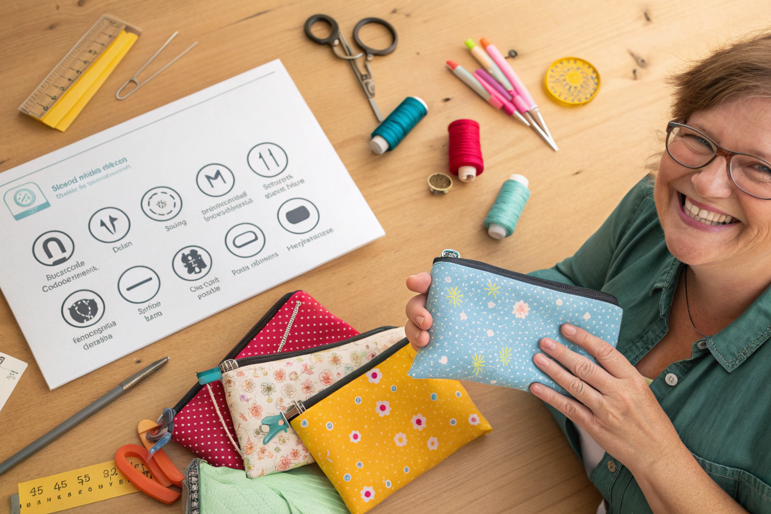 How to sew a zipper pouch step by step guide