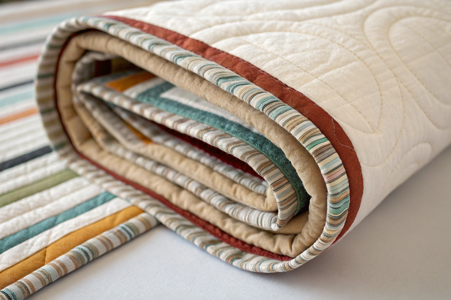 How to sew binding on a quilt edge