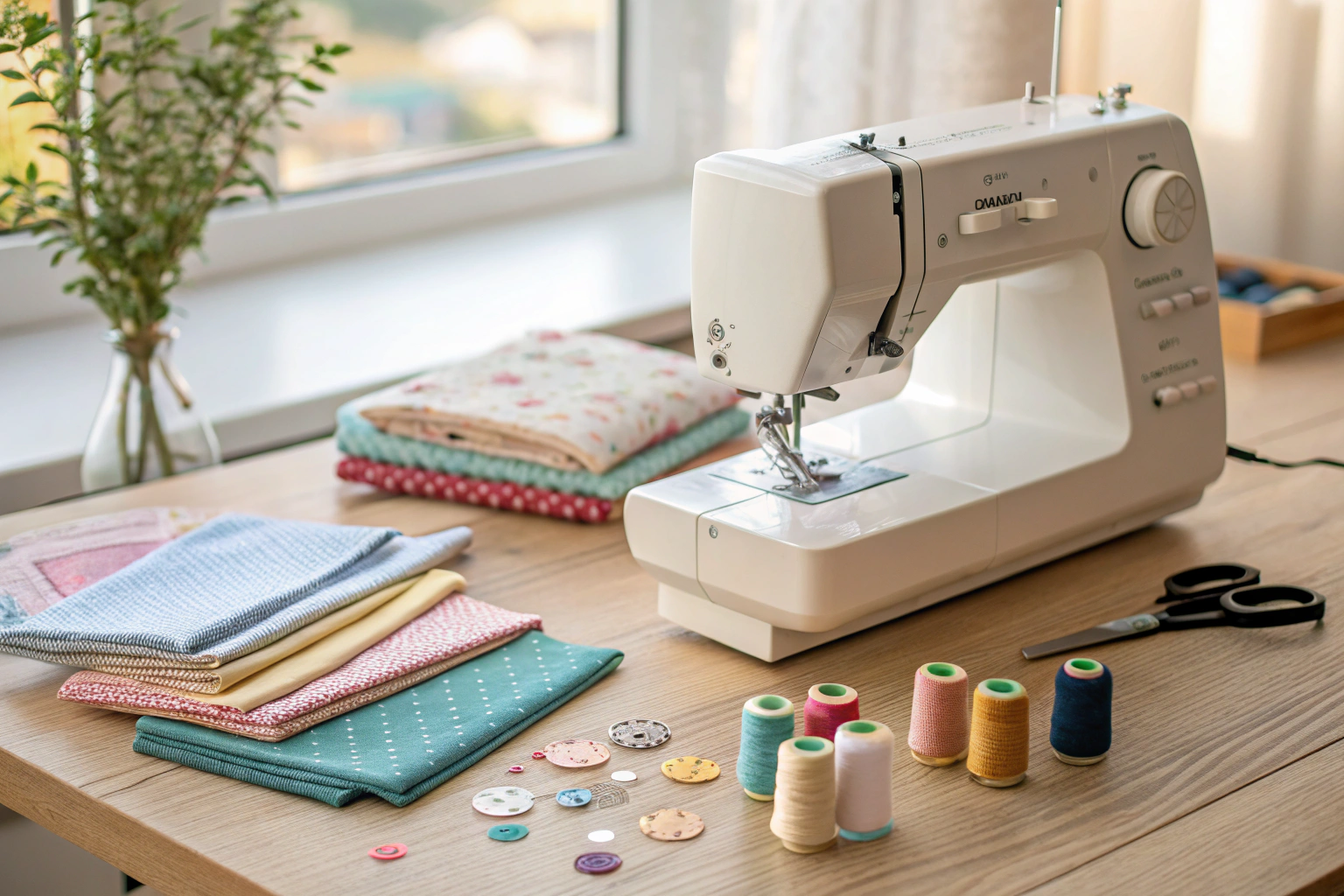 Explore common stitch types on your sewing machine