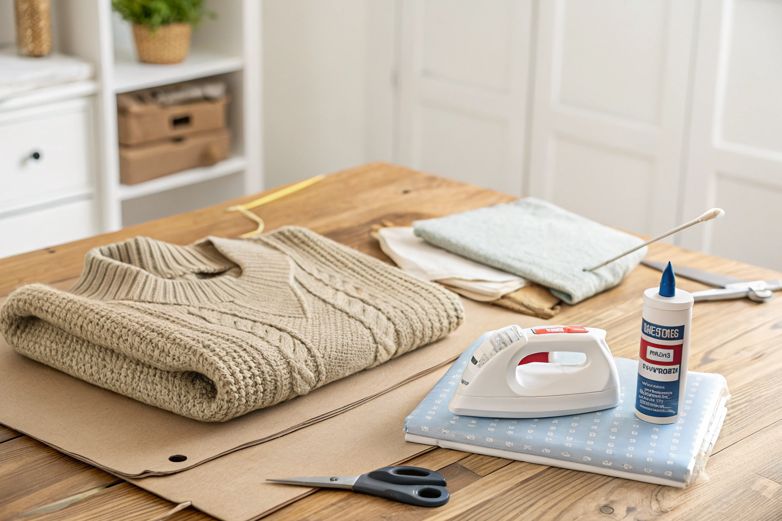 How to fix a hole in a sweater without sewing