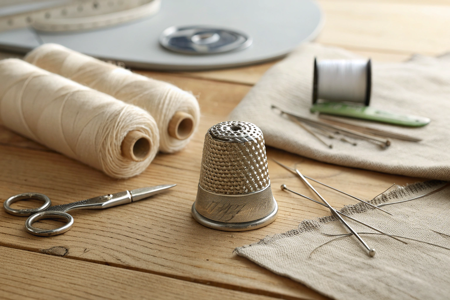 How to use a thimble for hand sewing