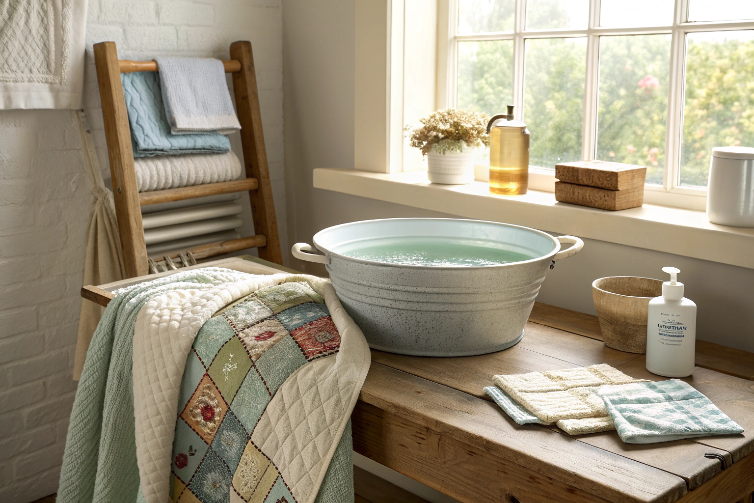 How to wash handmade quilts without damaging them